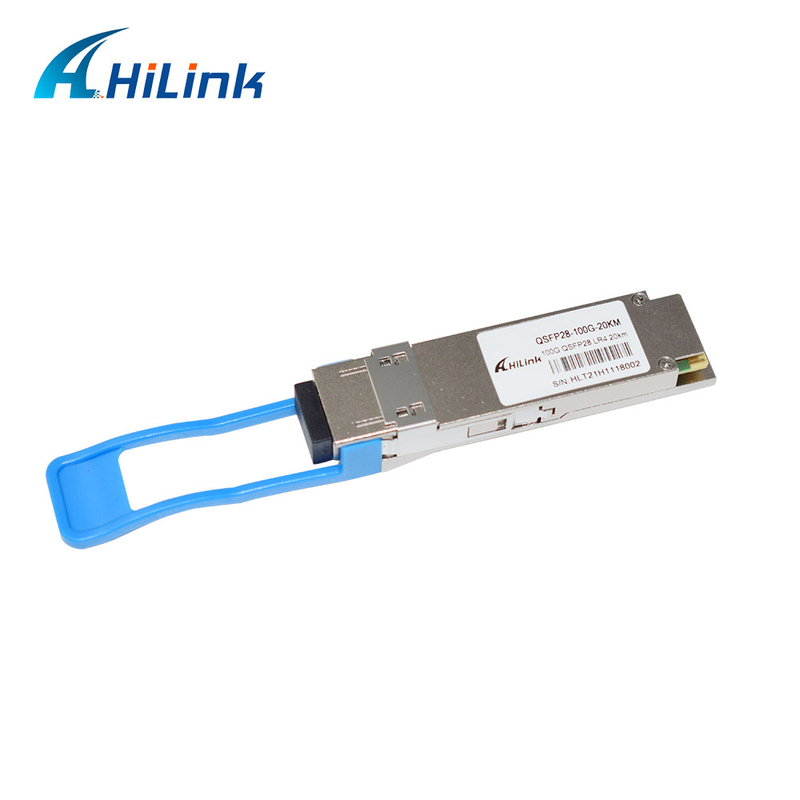 100G LR4 Dual LC Optical Transceiver QSFP28 4 Channels LAN WDM SMF 20KM