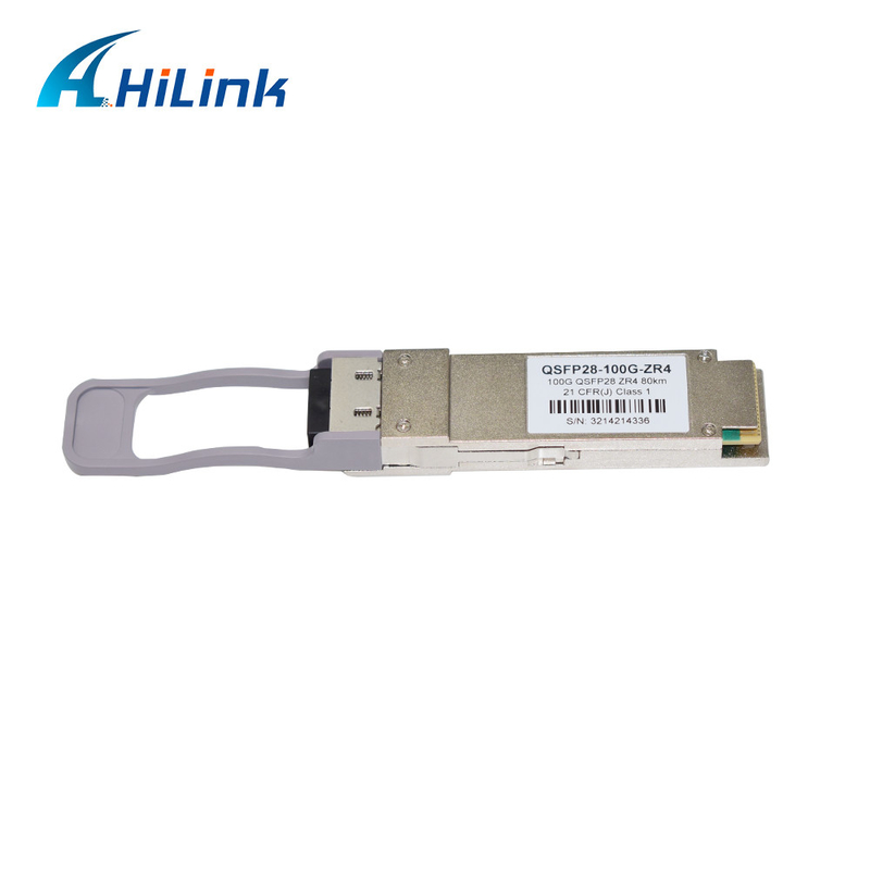 80km 1310nm SMF Duplex LC QSFP Gbic Optical Transceiver Module QSFP28 100G ZR4 DOM