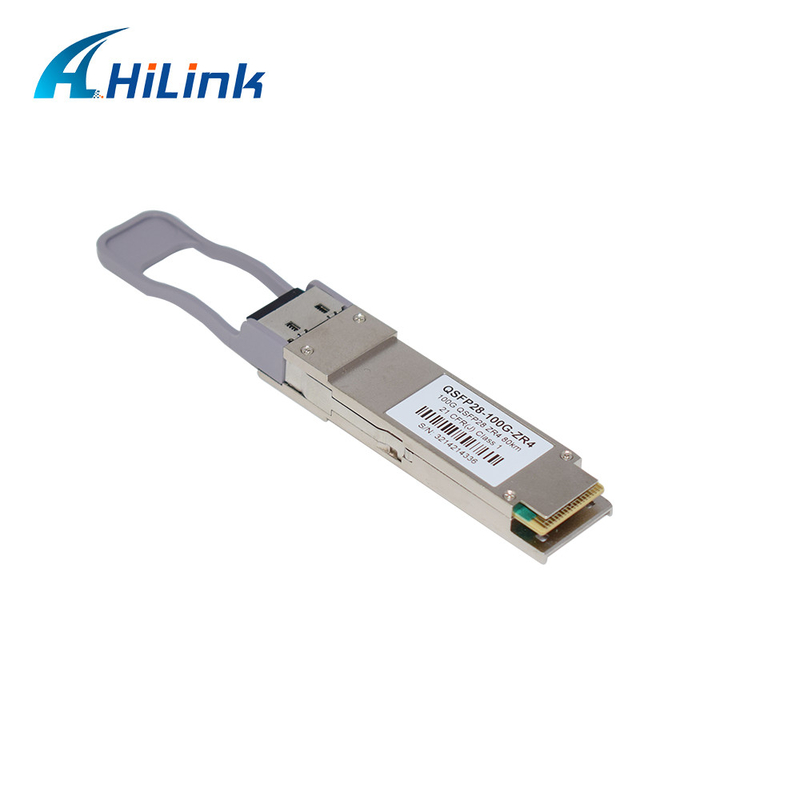 80km 1310nm SMF Duplex LC QSFP Gbic Optical Transceiver Module QSFP28 100G ZR4 DOM