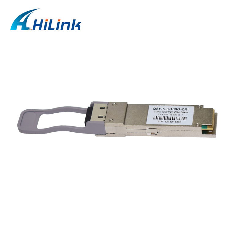 80km 1310nm SMF Duplex LC QSFP Gbic Optical Transceiver Module QSFP28 100G ZR4 DOM