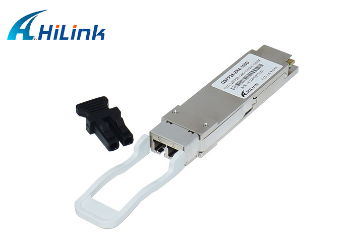 Dual Rate 100G QSFP28 Transceiver 1310nm 100km DOM Duplex LC SMF Optical Transceiver Module