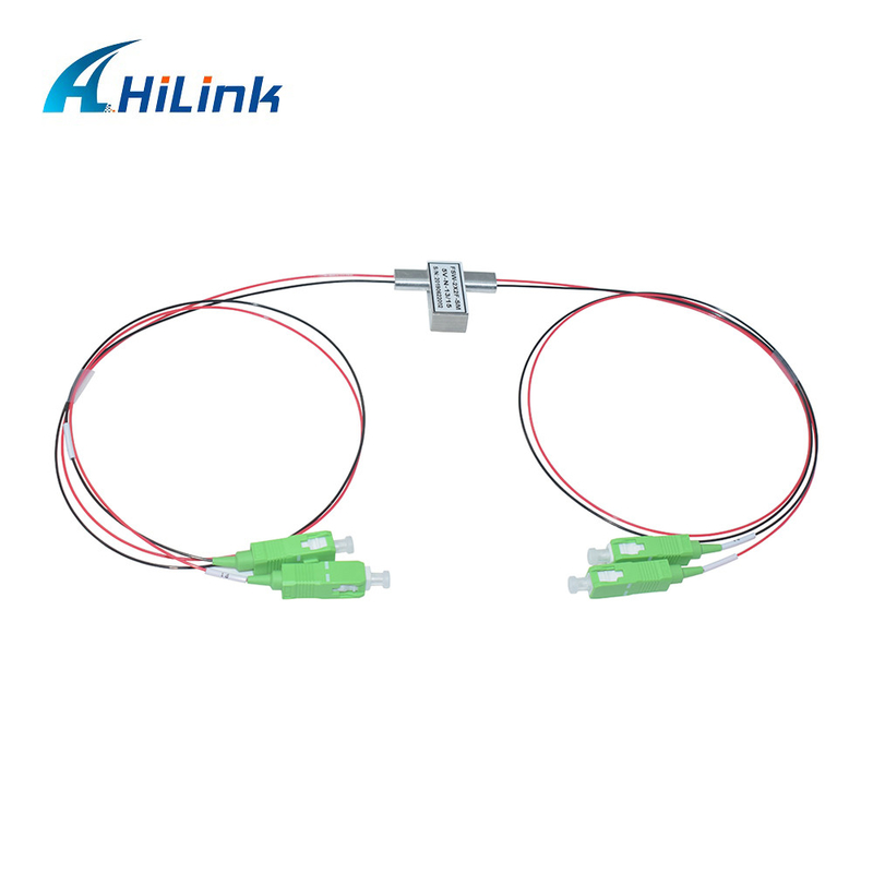 2X2F Single Mode 1260-1620nm Mechanical Optical Switch 3V/5V Latching/Non-Latching