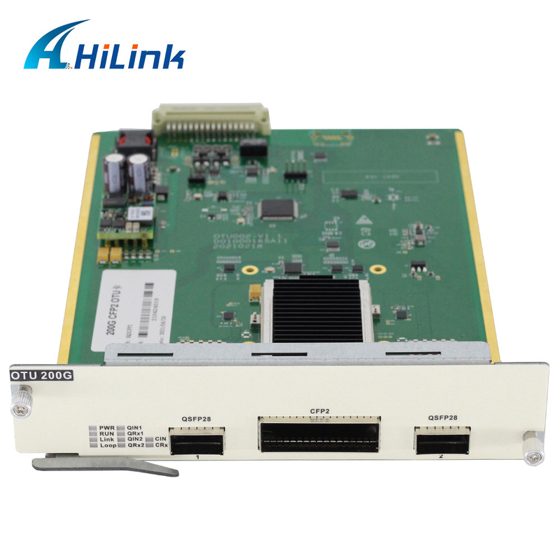 200G OTN/DWDM Muxponder With 2x100G QSFP Convergence To 200G CFP2