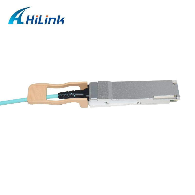 QSFP56 200G To 2xQSFP56 AOC Active Optical Cable 1 - 50m For Data Centers / Cloud Networks