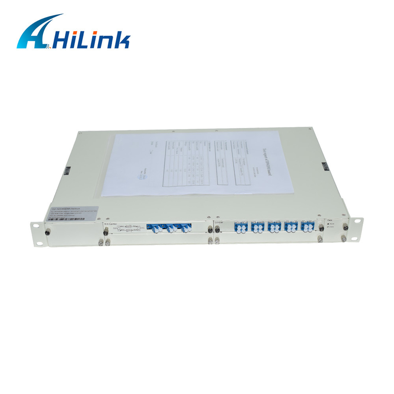 Filter Work DWDM Mux Solution With EDFA Amplifier For Single Fiber