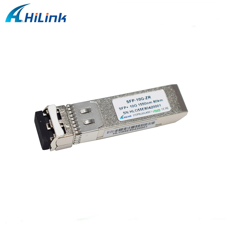 Dual LC Connector SFP Module STM-64 10G ZR 80KM 1550nm SMF 10GBASE