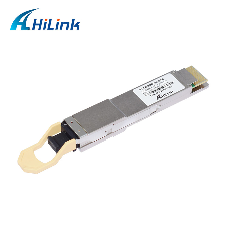 QSFP DD 400G SR8 Optical Transceiver Module Fiber Optic 100M MMF 850nm MPO - 16