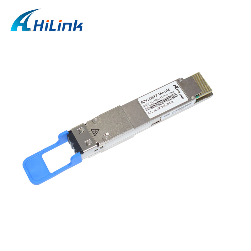 SMF Fiber Optic Transceiver Module QSFP DD 400G LR4 10KM with FEC DDM Duplex LC