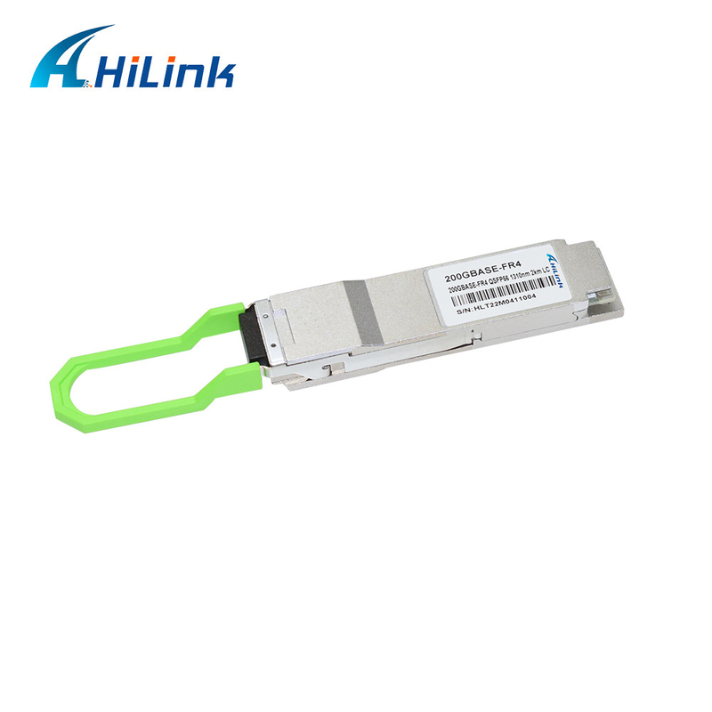 Duplex LC Optical Fibre Transceivers Module With FEC 200G QSFP56 PAM4 FR4 4×50G 2KM