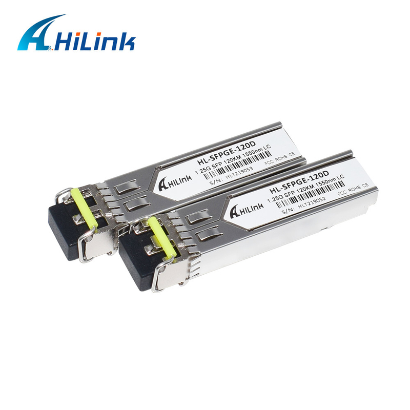 LC  DOM SFP Transceiver Optical Module 1.25G 120KM 1000BASE 1550nm  GLC-ZX-SM