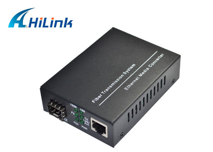 20km - 120km Fiber Optic Cable Media Converter SFP For LAN Local Area Networks