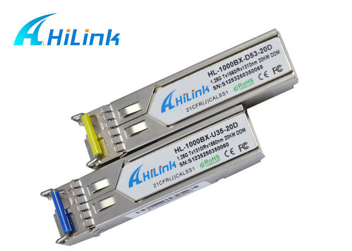 Cisco Compatible SFP Gigabit Ethernet Module 20KM Low Power Dissipation