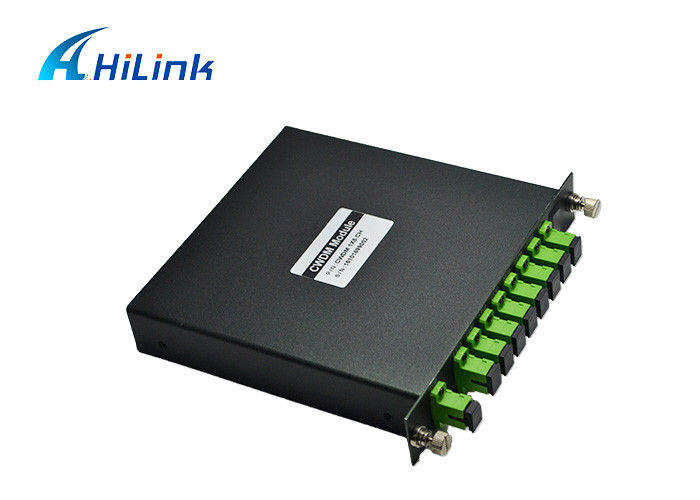 Low insertion loss Fiber filters  8CH LGX Slot SC/APC CWDM Mux Demux Module