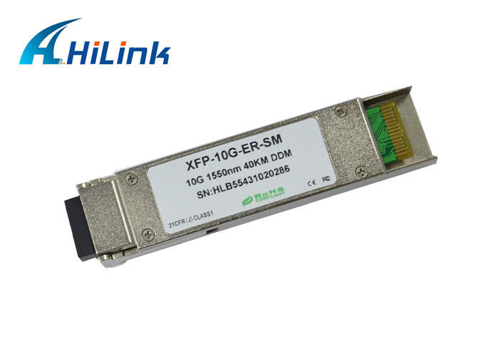 1550nm 10G XFP ER Single Fiber Transceiver Multi Rate High Performance