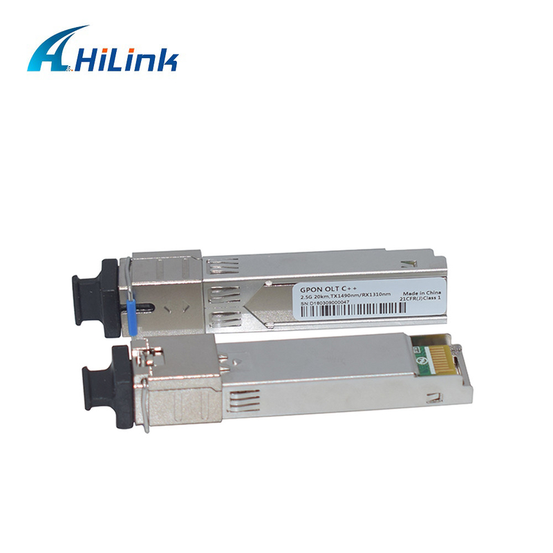 Hilink GPON SFP Transceiver Module C++ 7dB Tx1490nm 2.5G Rx1310nm 1.25G SC / UPC