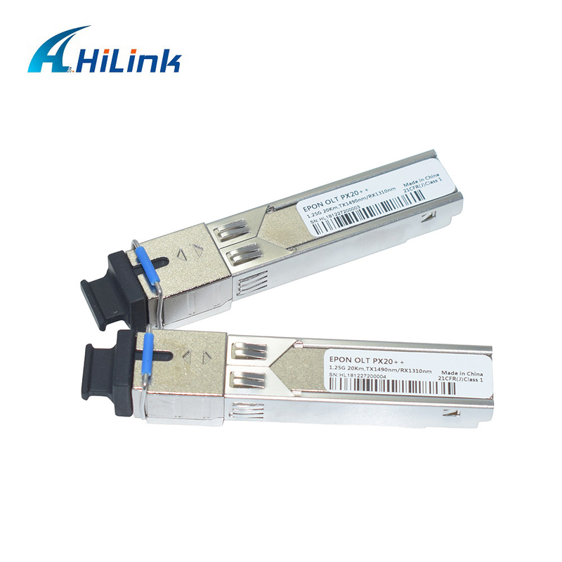 EPON OLT SFP DDM Module PX20++ 1.25G Tx1490nm Rx1310nm 20KM For FTTX