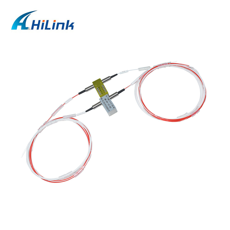 1x2 FSW Mechanical Optical Switch SM 1310nm 1550nm 900um 0.5M Non Latching Without Connector