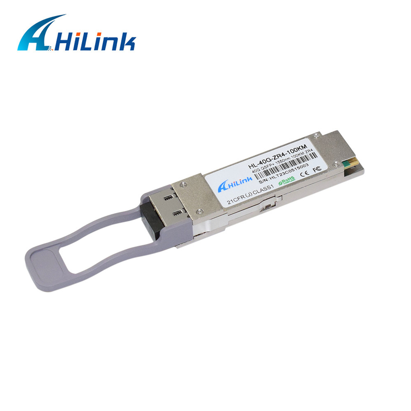 QSFP+ 40G EZR4 100KM 1310nm Fiber Optic Transceivers Module LC Connector