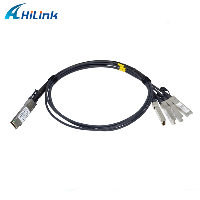 Customized Passive Direct Attach Copper Cable 40G QSFP+ to 4x10G SFP+