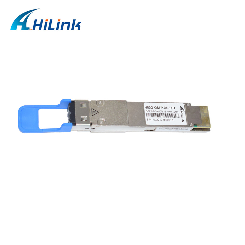 Duplex LC SMF Optical Transceiver Module 400GBASE-LR4 QSFP-DD PAM4 1310nm 10km DOM