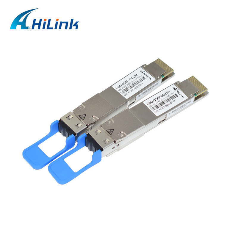 Duplex LC SMF Optical Transceiver Module 400GBASE-LR4 QSFP-DD PAM4 1310nm 10km DOM