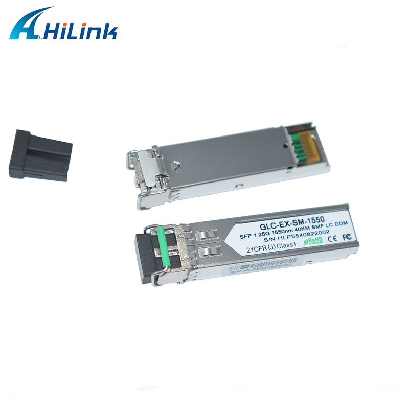 Gigabit Internet 1550nm 1.25 G SFP Transceiver 40KM SMF SingleMode 1550nm Dual LC
