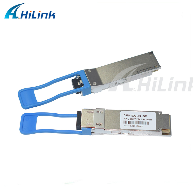 100G QSFP28 LR4 Fiber Optic Module 10KM BOX LWDM4 1295-1304NM Duplex LC Connector SM