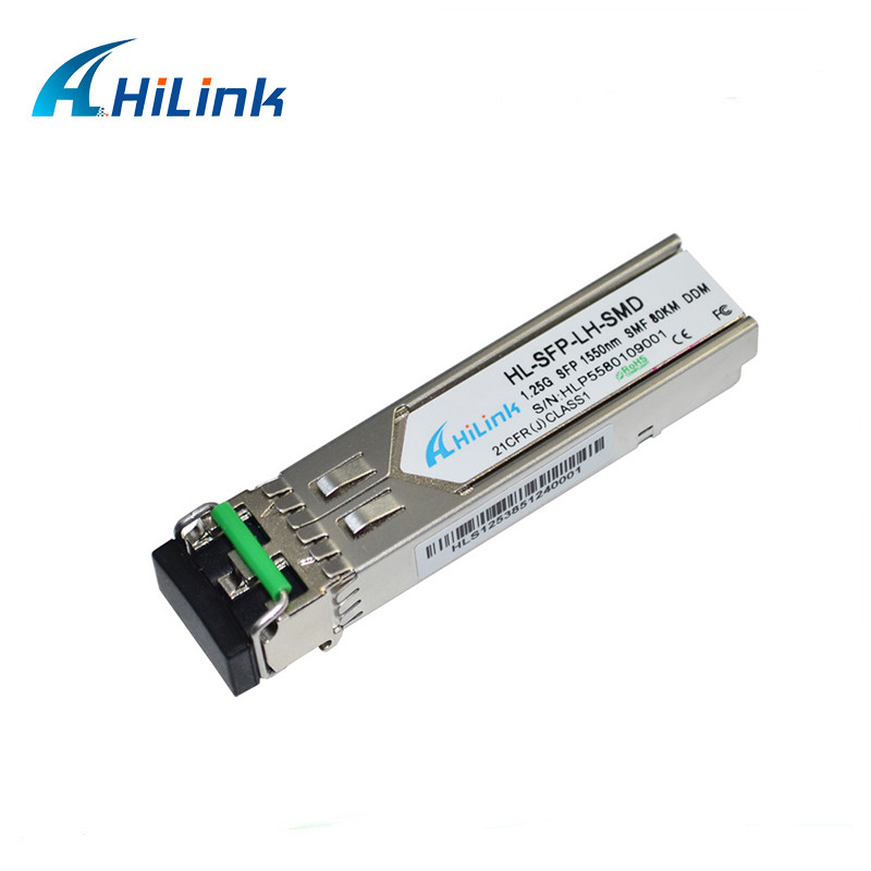 GLC-ZX 80KM 1.25G SFP Transceiver 1550nm SMF 1000BASE LC SFP Module DOM