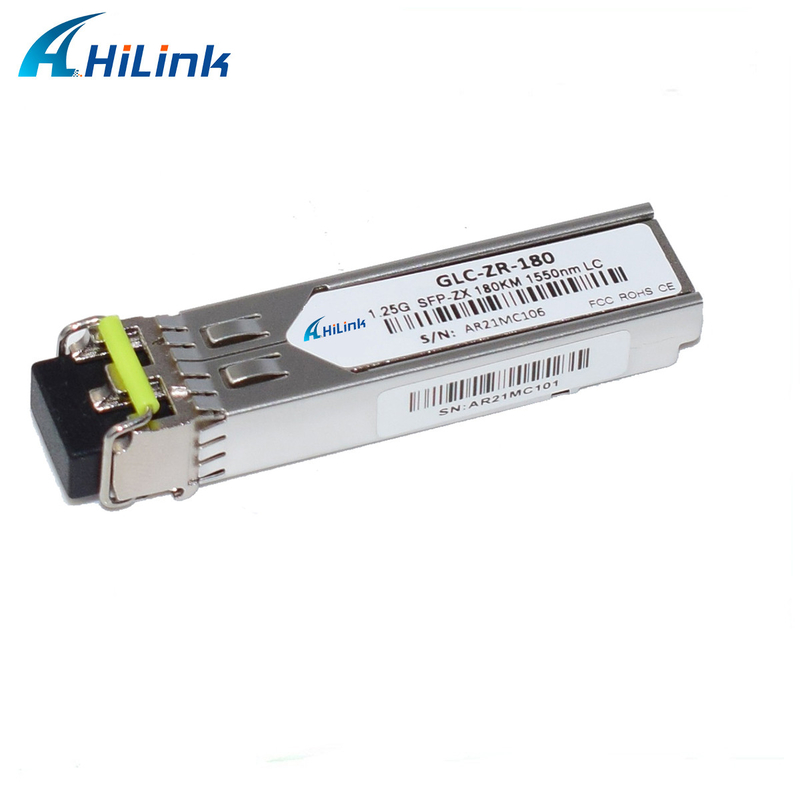 1.25G 1000BASE-ZX SFP Transceiver Module 1550nm 180KM DOM Duplex LC SMF