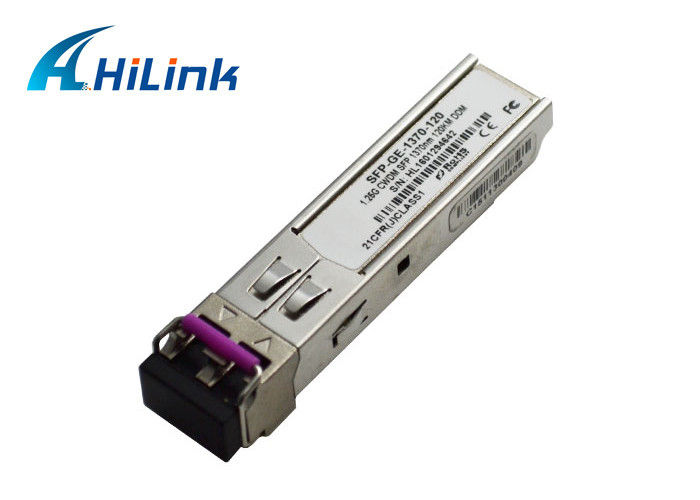 HiLink Duplex LC 1.25G 1370nm 120km CWDM SFP Transceiver with DDM Function