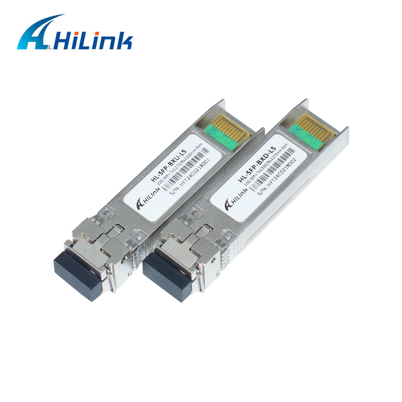 10Gb/s WDM 5KM 10G SFP+ BIDI 1270/1330nm LC SFP Transceivers