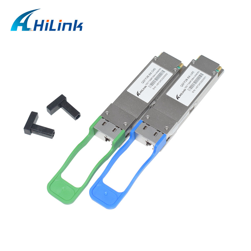 100G BASE BiDi 1304.58nm-TX/1309.14nm-RX 40km DOM Simplex LC/UPC SMF Optical Transceiver Module