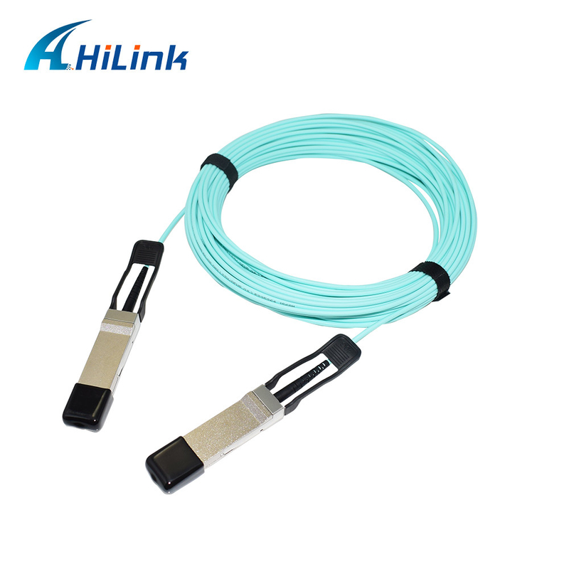 QSFP 40G AOC Cable OM3 OM4 QSFP+ to QSFP+ AOC Active Optical Cable 20M