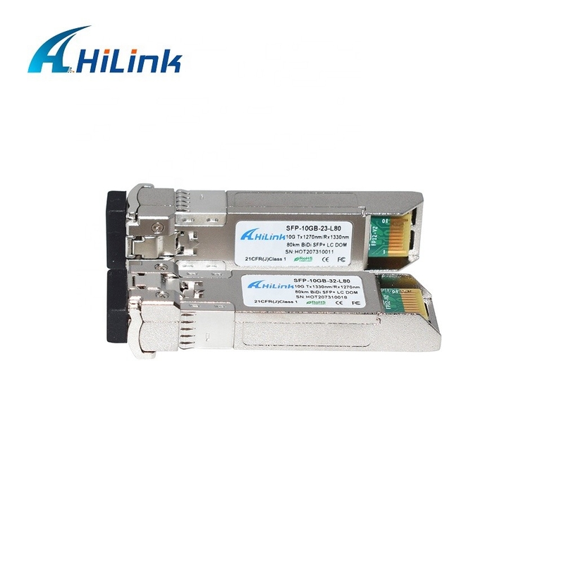 10GBASE BIDI 1490/1550nm SFP+ 10G Ethernet Fiber Optical Transceiver Single SFP+ BIDI 10G 80KM