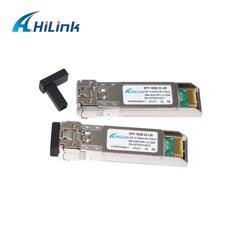 10GBASE BIDI 1490/1550nm SFP+ 10G Ethernet Fiber Optical Transceiver Single SFP+ BIDI 10G 80KM