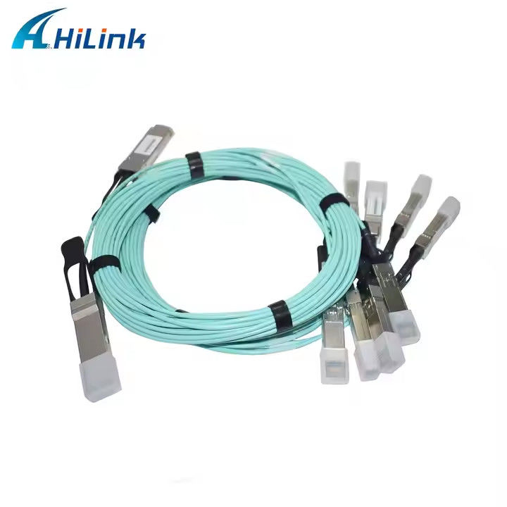 40G QSFP+ 4XSFP AOC Cable MMF 1M-5M QSFP to 4-SFP+ Active Optical Cables