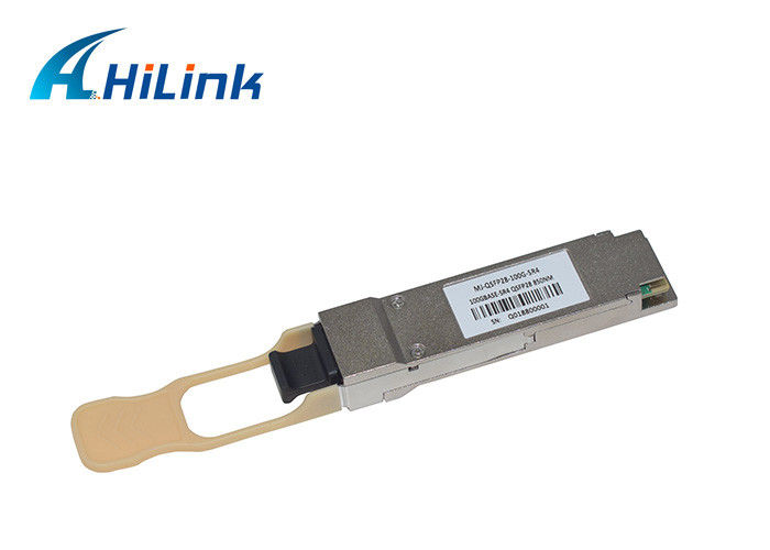 MPO Connector QSFP+ Transceiver 100GBASE-SR4 QSFP28 850nm For 100G Datacom Connections