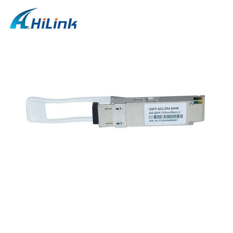 40G Base QSFP Transceiver Module EML APD LWDM 1295-1304NM Commercial Temperature Duplex LC Fiber Connector