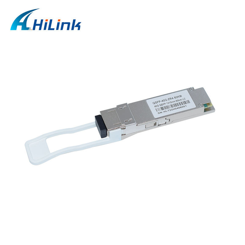 40G Base QSFP Transceiver Module EML APD LWDM 1295-1304NM Commercial Temperature Duplex LC Fiber Connector