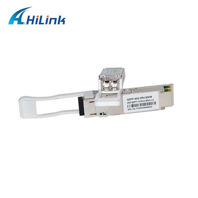 40G Base QSFP Transceiver Module EML APD LWDM 1295-1304NM Commercial Temperature Duplex LC Fiber Connector