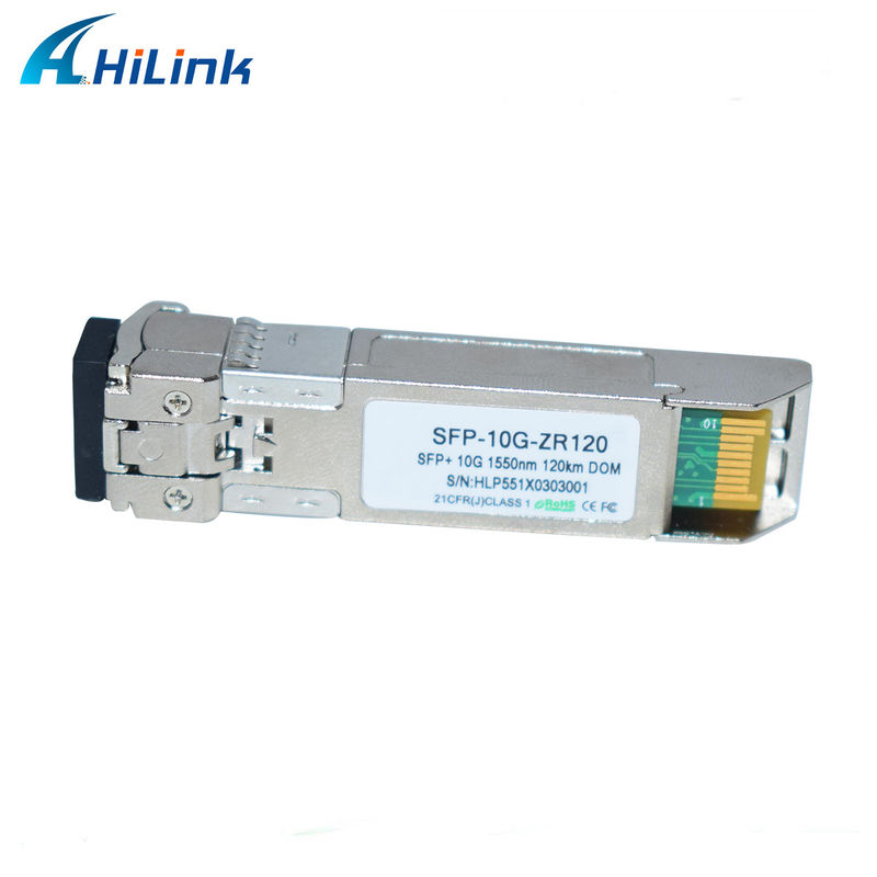 Long-Range 10G Base SFP ZR 120KM 1550NM Fiber Optic Transceiver Module Compatible with LC Connector