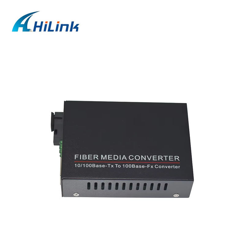 BIDI WDM Single Fiber Optic Media Converter 10/100M 1310/1550nm 20km SFP Optical Equipment