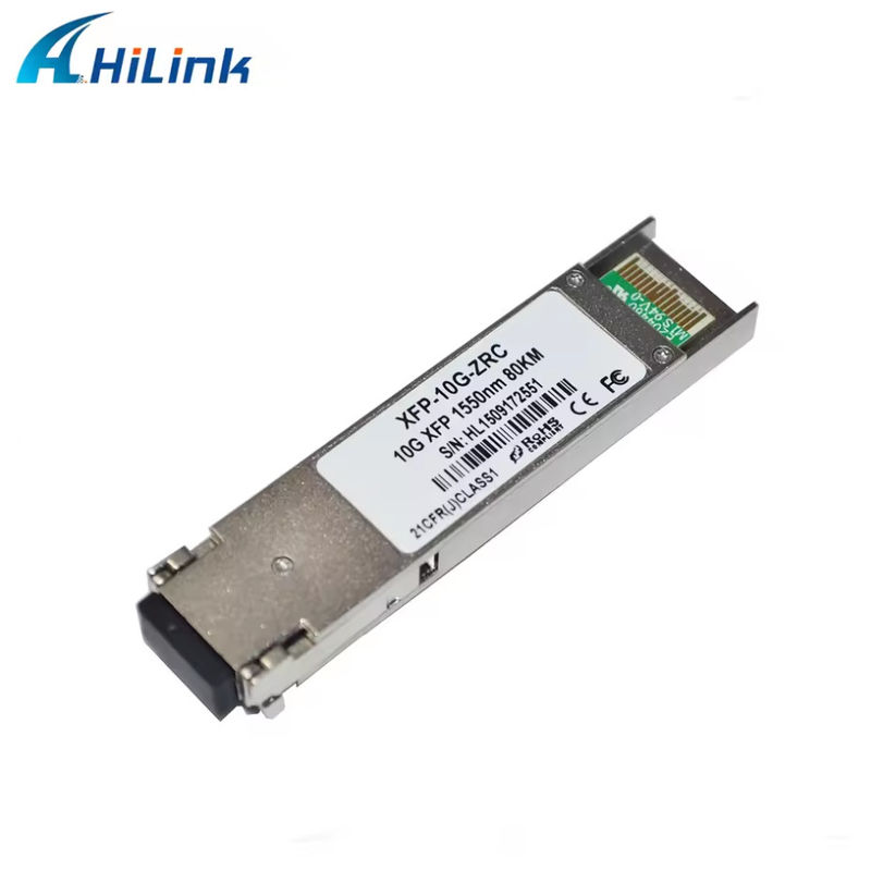 3 Years Warranty 10G-XFP-ZR-80km  Hilink 10Gb/s 1550nm 80km Duplex Fiber SM XFP GBIC Transceiver Module