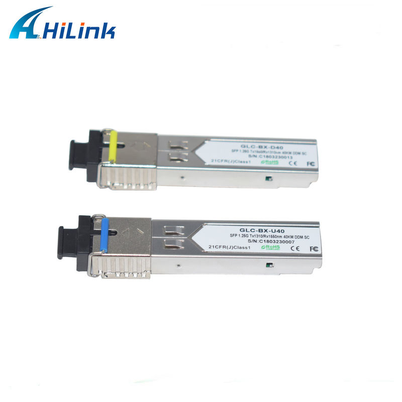 Hilink 1.25G SFP BIDI 40KM 1310/1490(1550nm) LC/SC Connector Fiber Optic Module