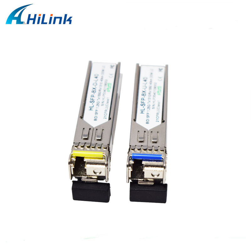 Hilink 1.25G SFP BIDI 40KM 1310/1490(1550nm) LC/SC Connector Fiber Optic Module