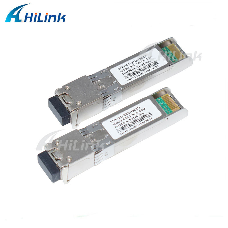 10G SFP BIDI Transceiver Module 3- 100KM Reach 1490/1550NM EML APD for Speed Long Distance Networking
