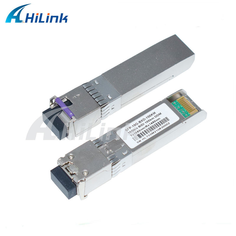 10G SFP BIDI Transceiver Module 3- 100KM Reach 1490/1550NM EML APD for Speed Long Distance Networking