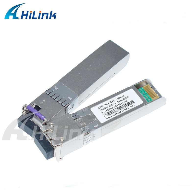 10G SFP BIDI Transceiver Module 3- 100KM Reach 1490/1550NM EML APD for Speed Long Distance Networking