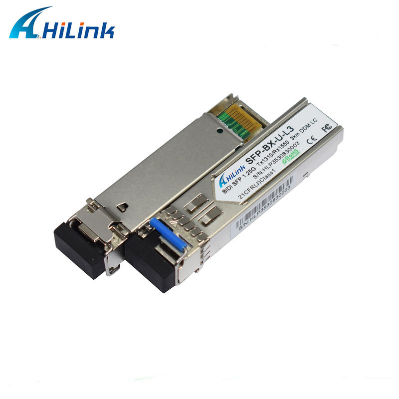 1.25G BIDI 1310/1550nm 3km SFP Transceiver for Long-Distance Data Transmission in 0 to 70C Temperature