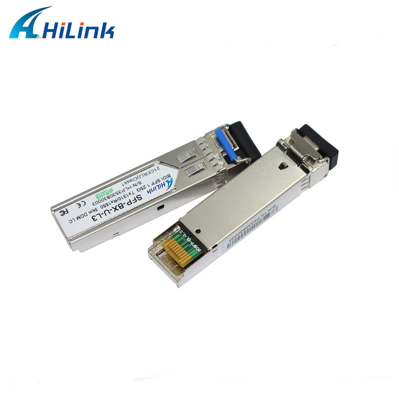 1.25G BIDI 1310/1550nm 3km SFP Transceiver for Long-Distance Data Transmission in 0 to 70C Temperature